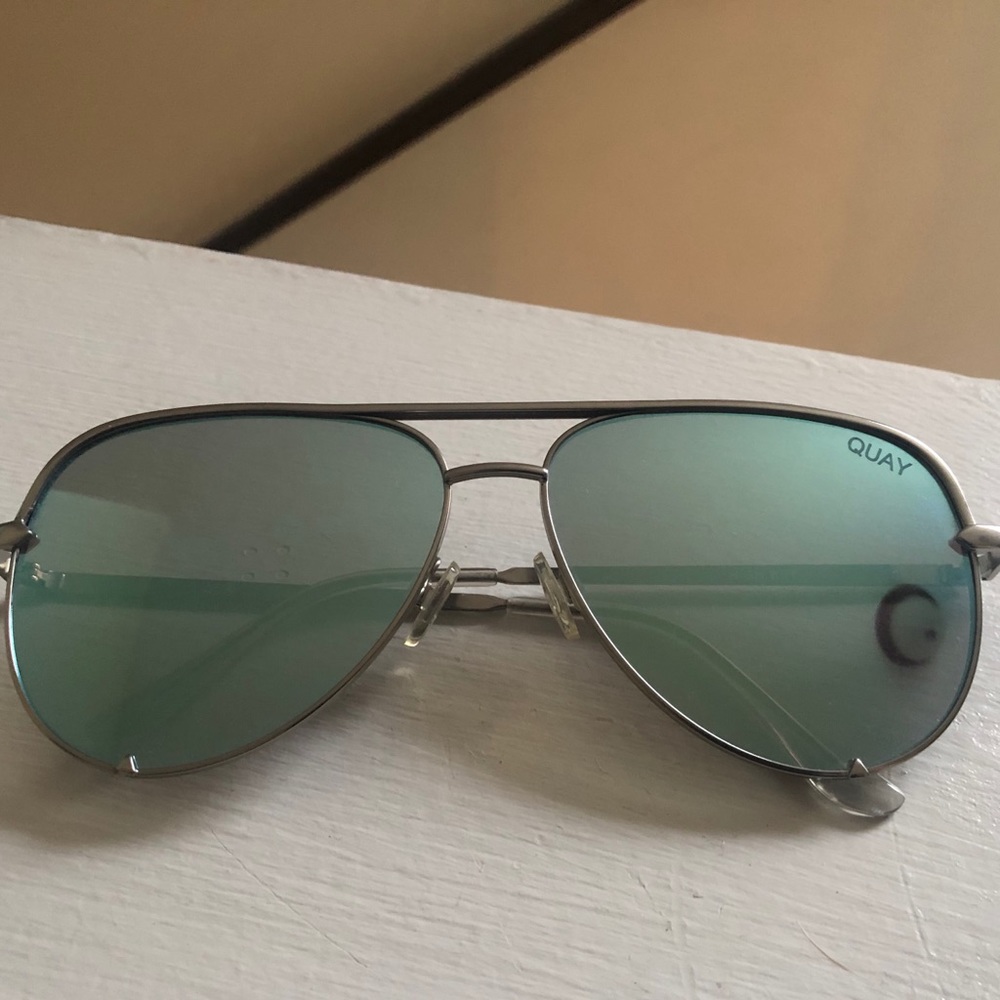 Quay Australia Blue Tony High Key Sunglasses